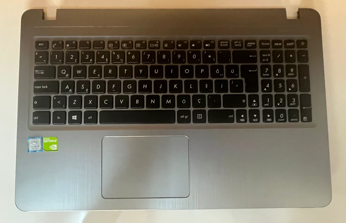 ASUS X540U ÜST KASA KLAVYE KASASI KLAVYE DAHİL ORJİNAL ÜRÜN
