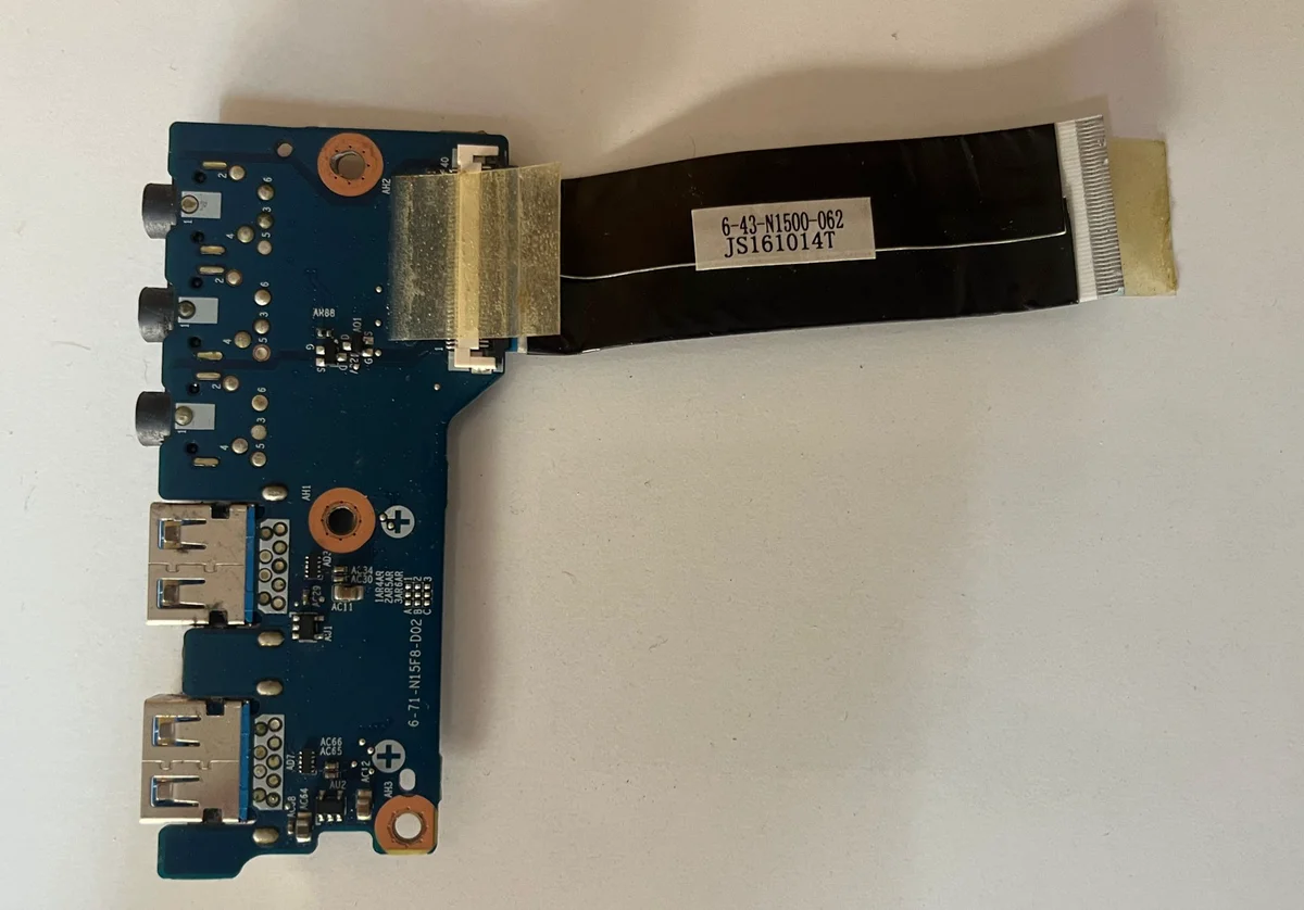 Casper Excalibur G500 G5K G500 Usb Audio Jack Board 6-71-N15F8-D02  6-43-N1500-062