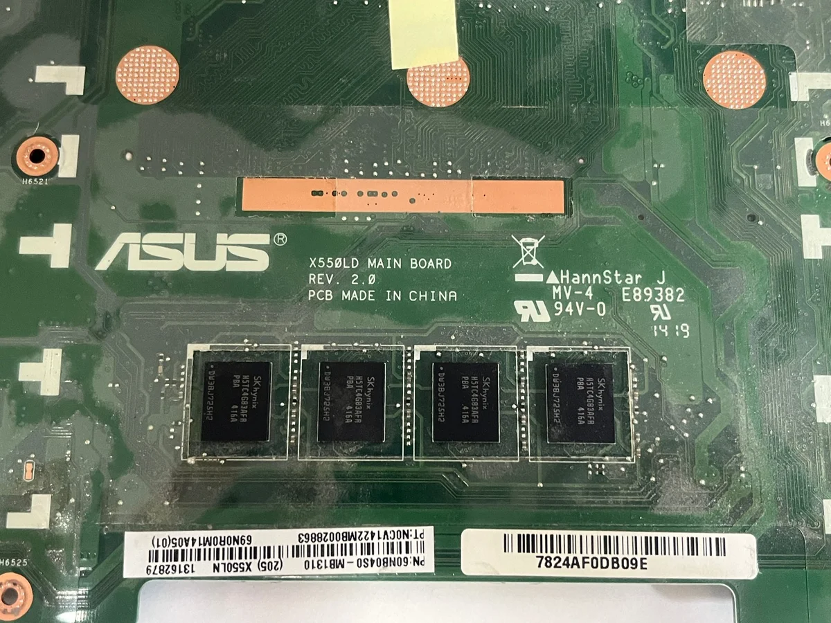 Orjinal Asus X550LN Anakart 840M Ekran Kartlı İ5. 4.Nesil