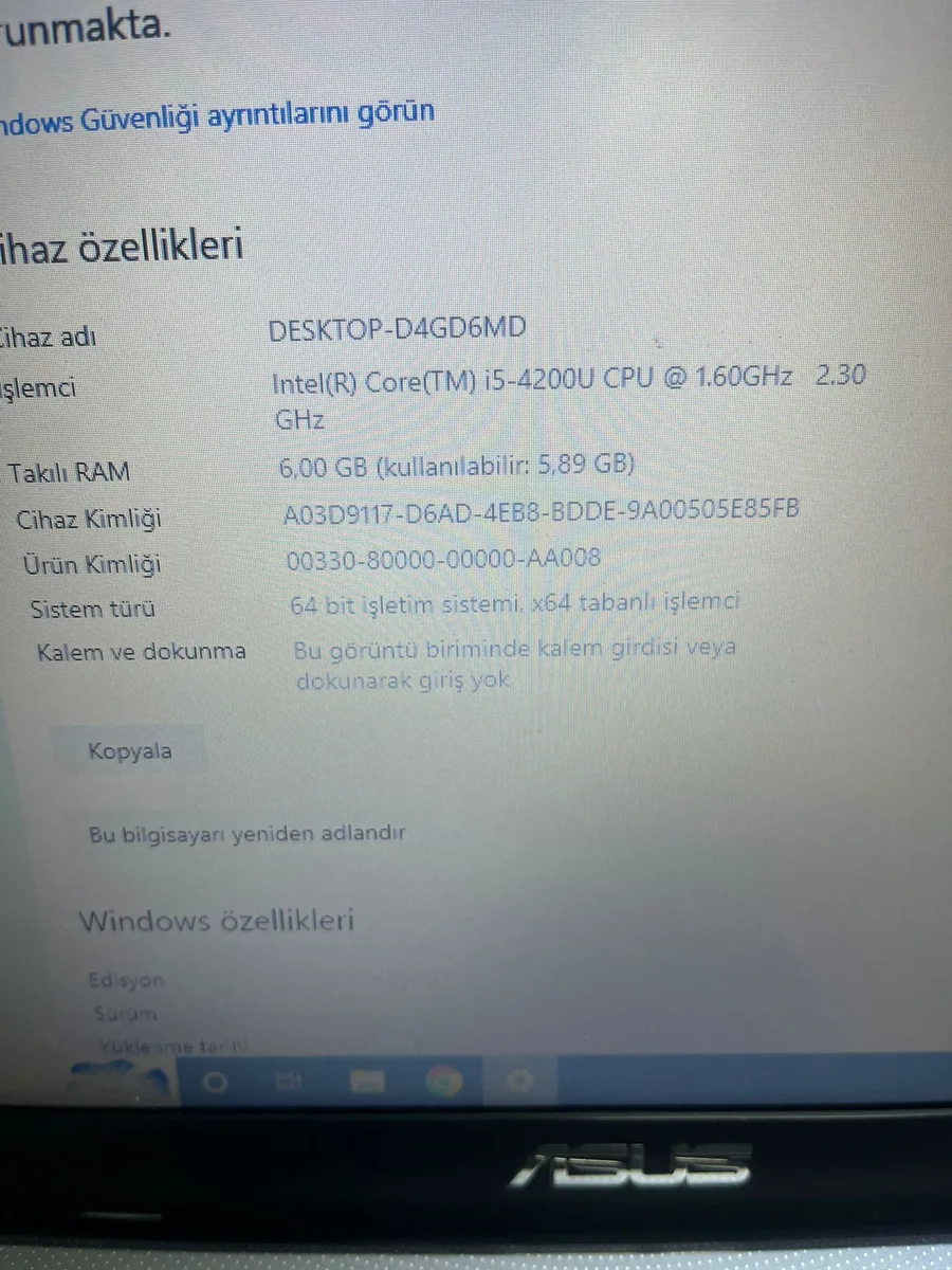 Orjinal Asus X550LN Anakart 840M Ekran Kartlı İ5. 4.Nesil