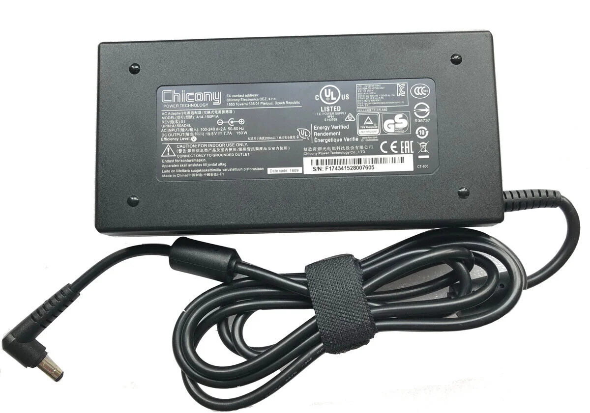 Chicony 19.5 7.7 150 a14-150p1a 7.5A 150W 4.5x3.0mm Adaptör